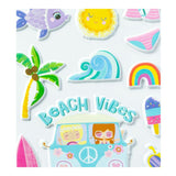 Girls Puff Sticker Pack - Coastal