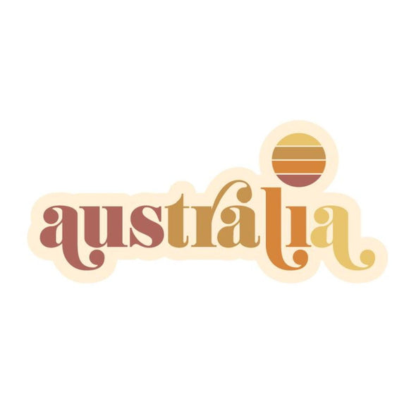 Australia Rising Sun Ladies Sticker