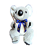 20Cm Koala Soft Toy With Boomerang