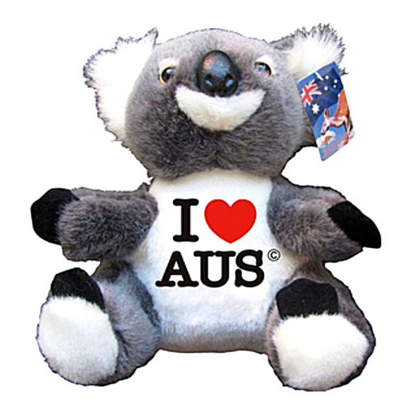 21Cm Embroidered Koala Soft Toy