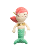Baby Girl Folk Mermaid Rattle