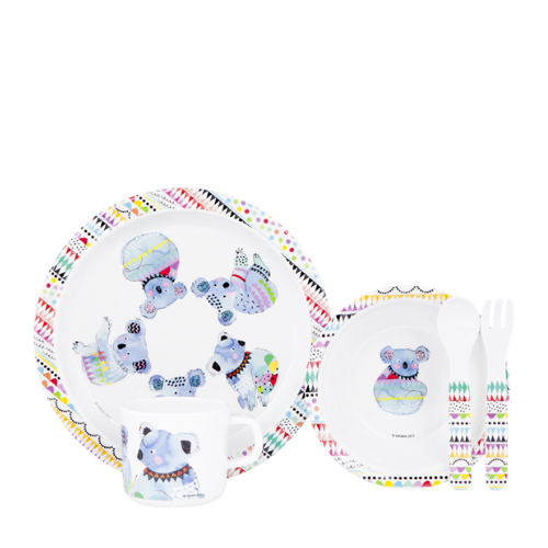 Childrens Plate and Cutlery Set