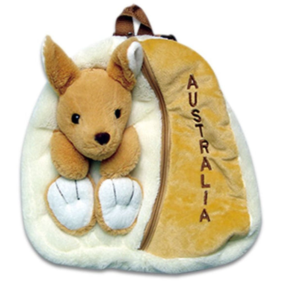 Australian souvenir soft toy plush bag backpack coin purse