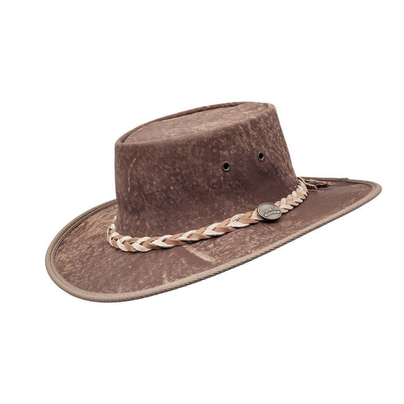 Barmah Squashy Roo Kangaroo Leather Hat