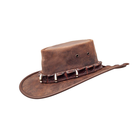 Barmah Outback Crocodile Teeth Hat