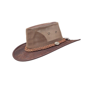 Barmah Squashy Roo Cooler Kangaroo Leather Hat