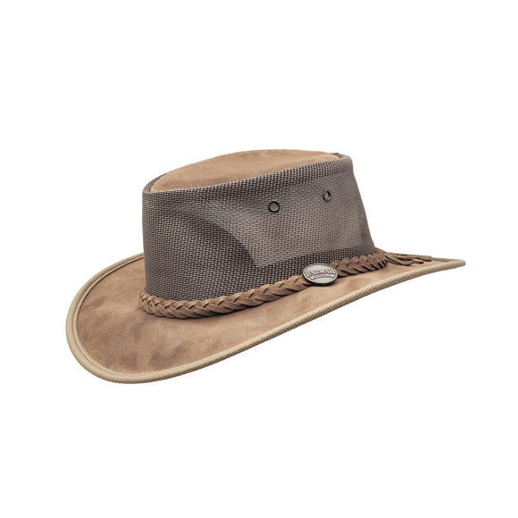 Barmah Suede Cooler Foldaway Hat 