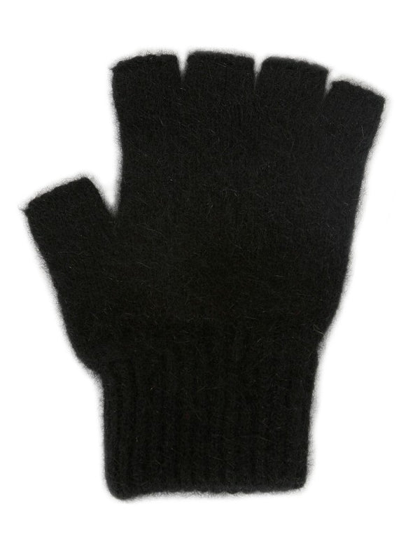 Lothlorian Knitwear Openfinger Gloves Black