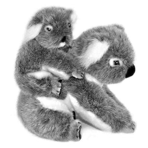 Kelly And Kiri Koala Soft Toy w/baby on back 23cm