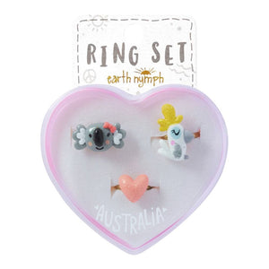 Girls Ring Set - Australiana