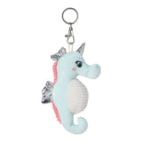 Girls Soft Toy Plush Seahorse Keychain