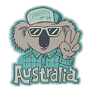 Boy Koala Sticker - Hipster