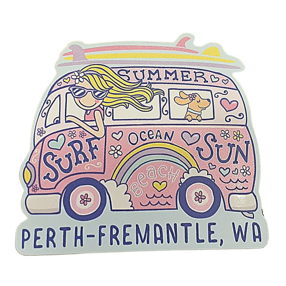 Girls Sticker - Combi Fun – Oz Australia Souvenirs