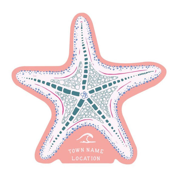 Ladies Starfish Sticker