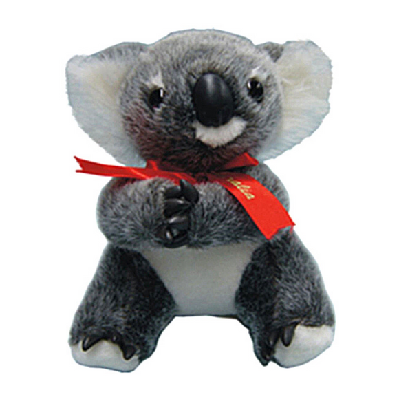 21Cm Koala Soft Toy With Ribbon Australian Made