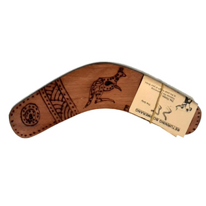 Twisted Burnt Boomerang