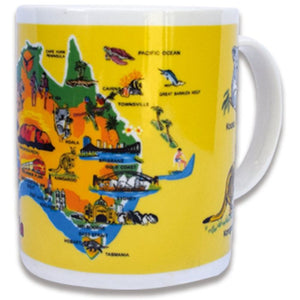 Australian Map Coffee Mug