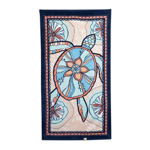 Ladies Ocean Turtle Beach Towel
