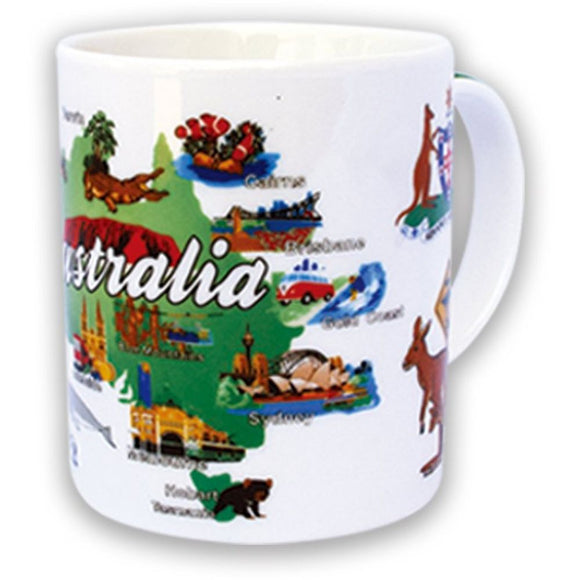 Aussie Map Coffee Mug