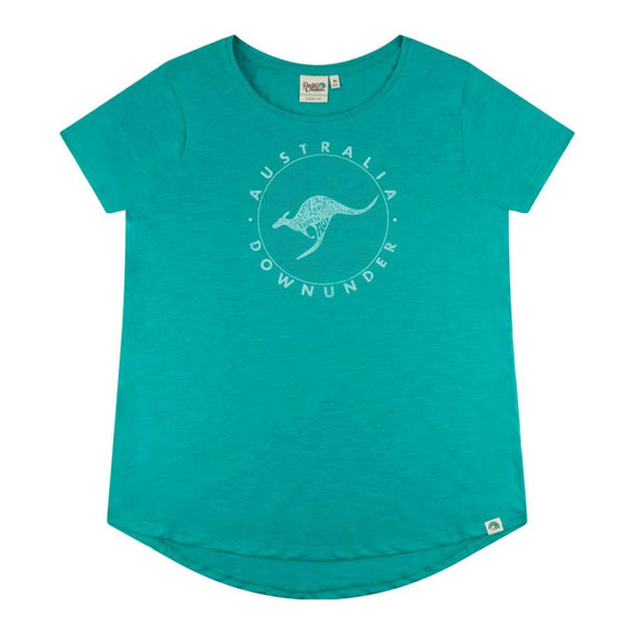 Kangaroo Country Ladies T Shirt