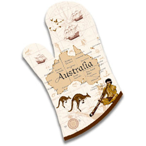 Aussie Map Mitten Glove