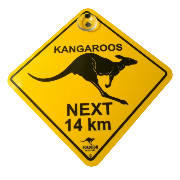 Kangaroo Roadsign