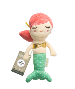 Baby Girl Rattle Folk Mermaid Oz Australia Souvenirs