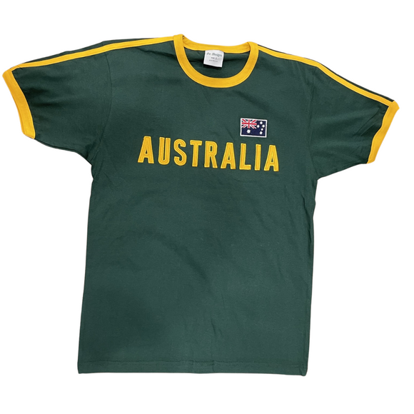 Australia Flag Embroidered T Shirt